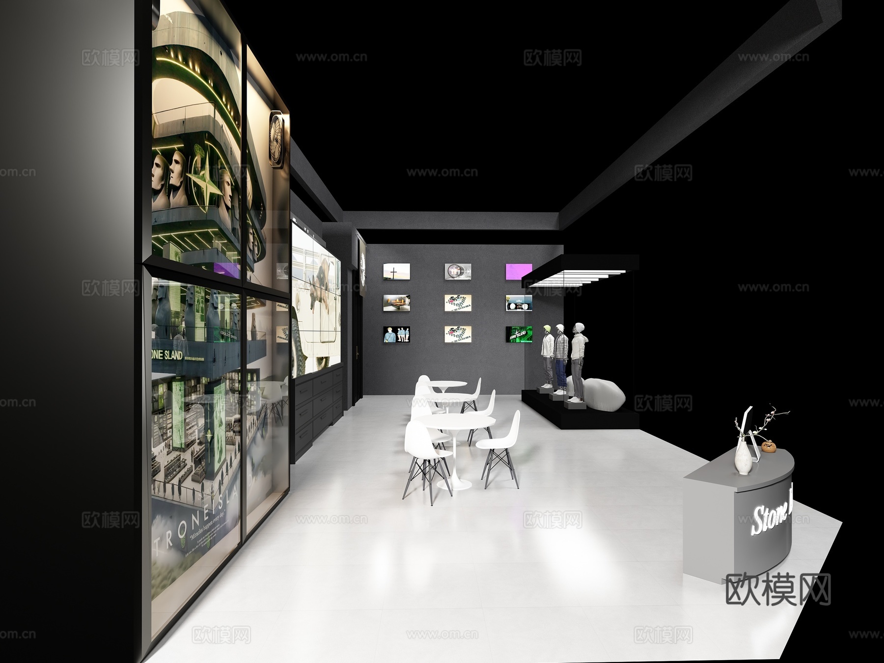 商业展厅3d模型