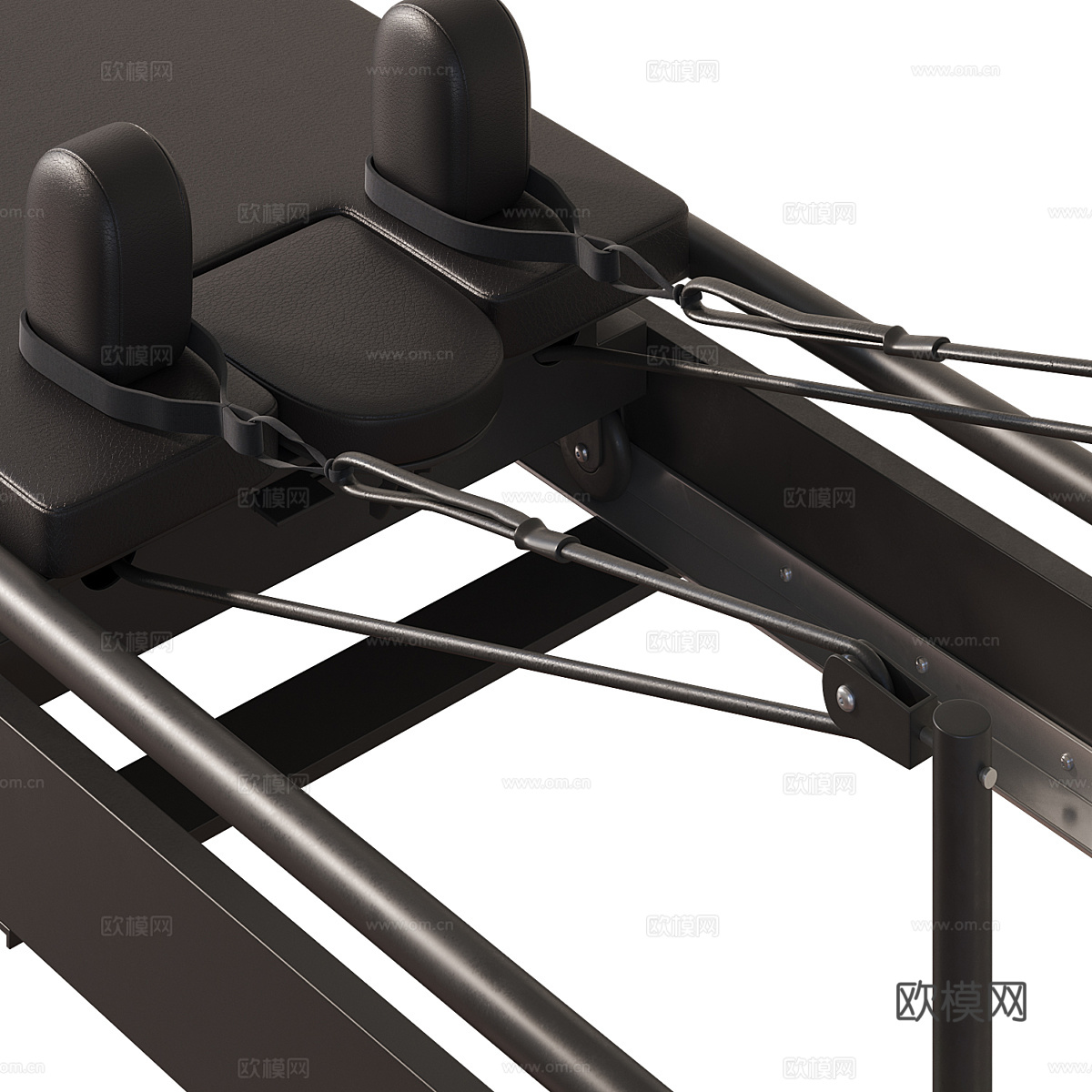 现代健身器材 塑身机3d模型