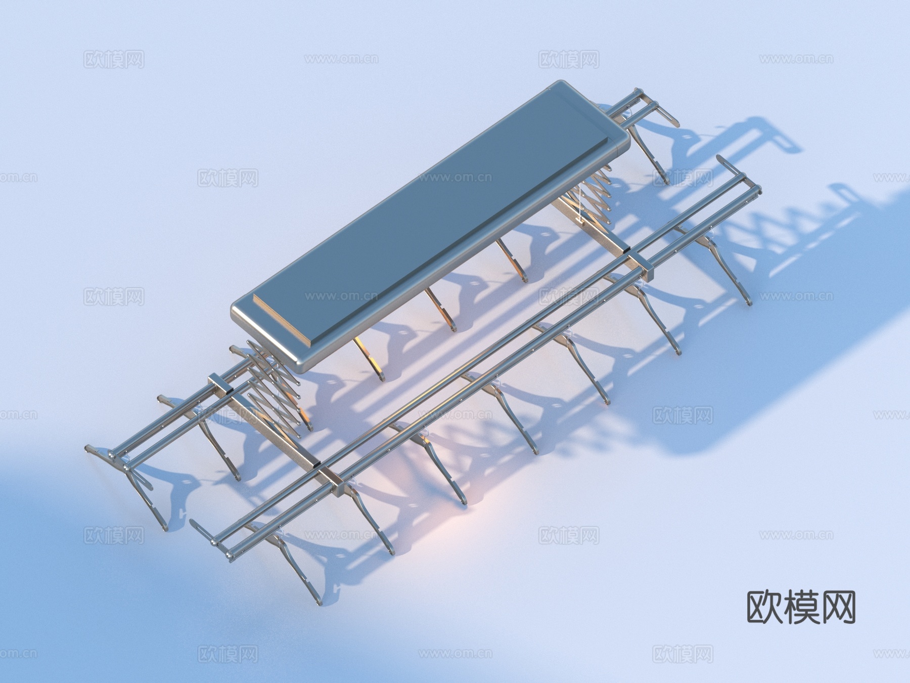 晾衣架 隐形晾衣架 电动晾衣架3d模型