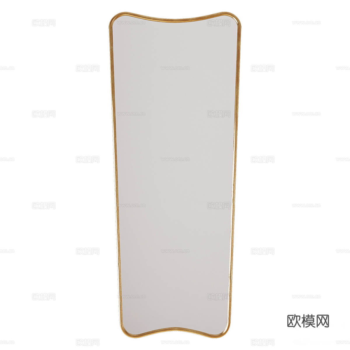 现代轻奢装饰镜子3d模型