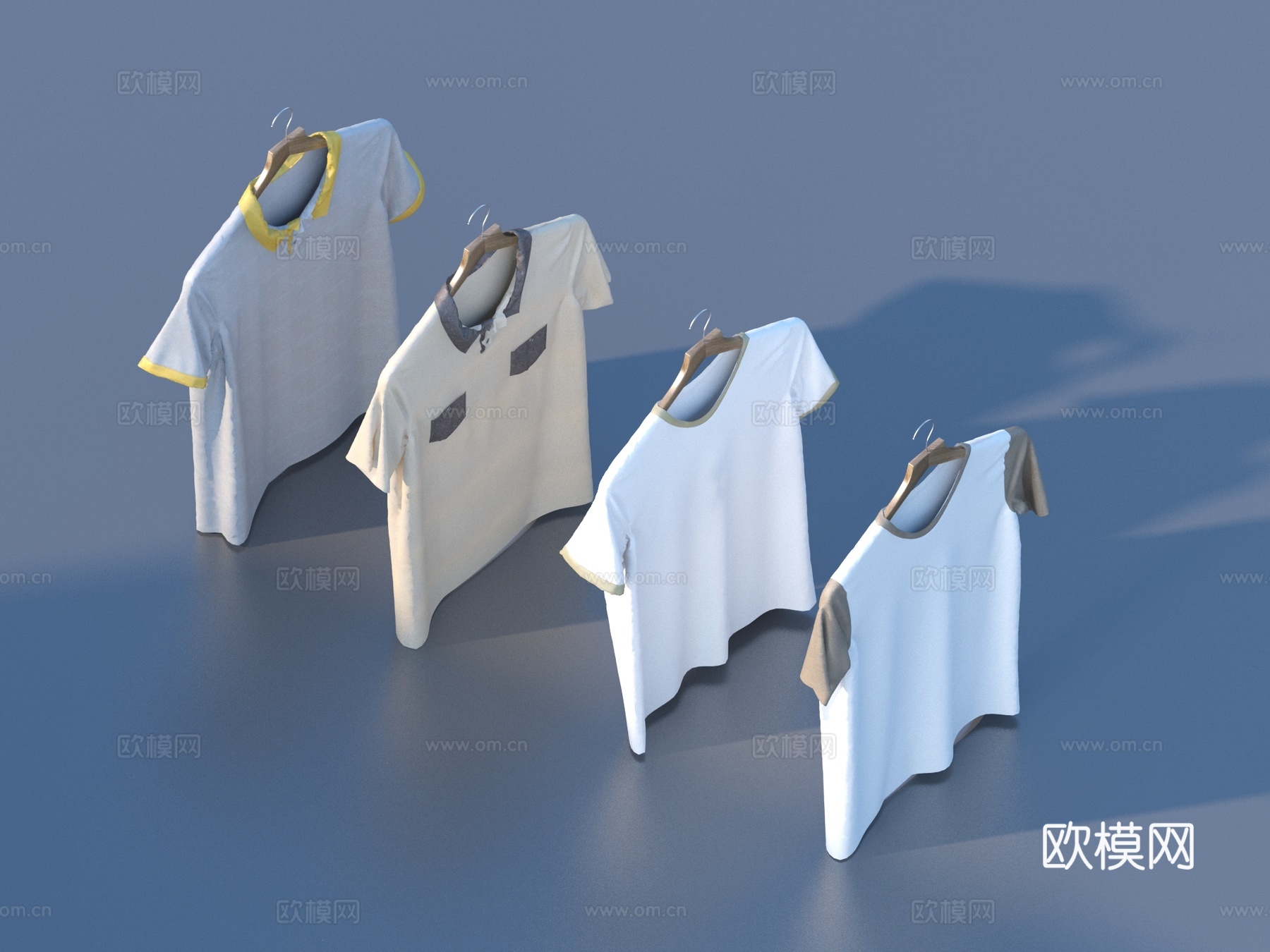 衣服 服装 衣架3d模型