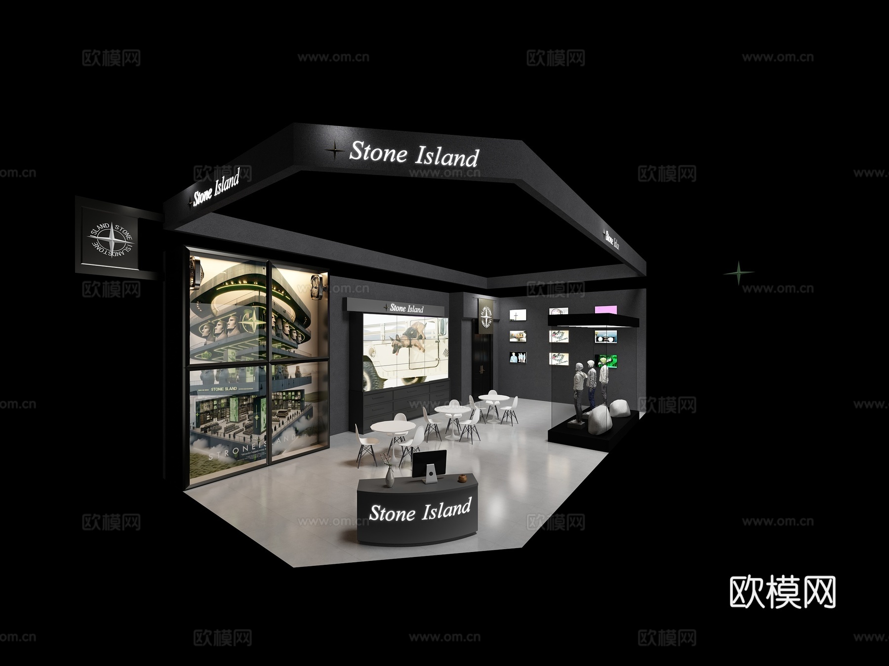商业展厅3d模型