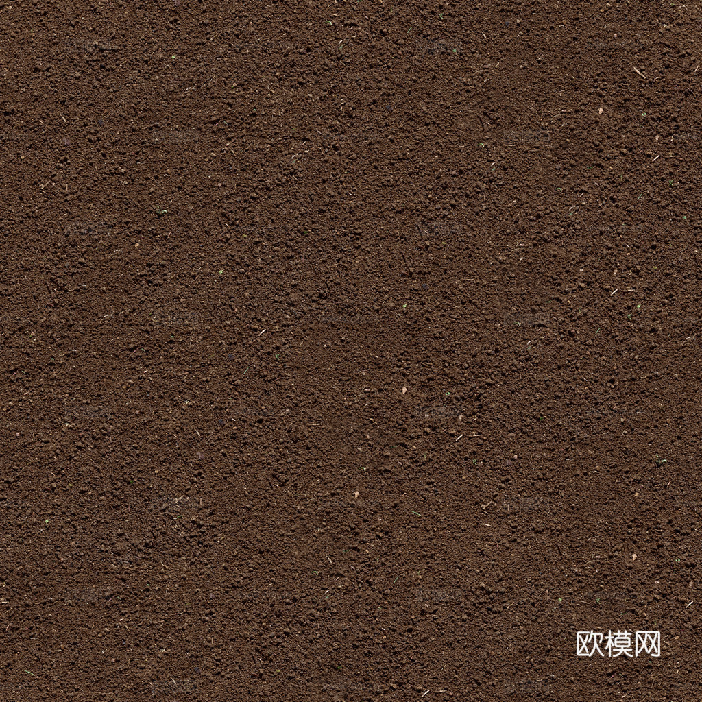 棕色泥土