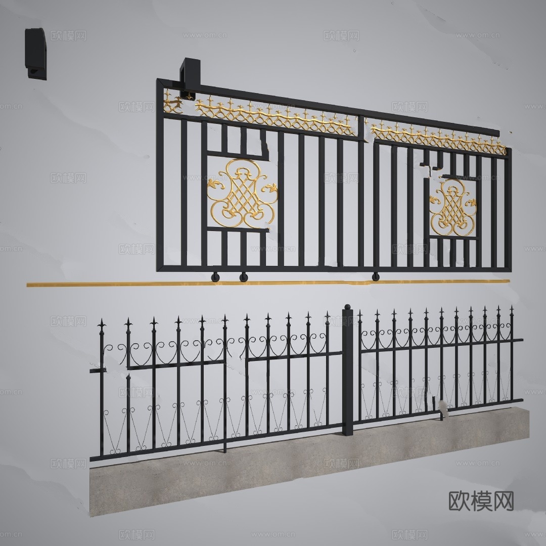 楼梯栏杆模型3d模型