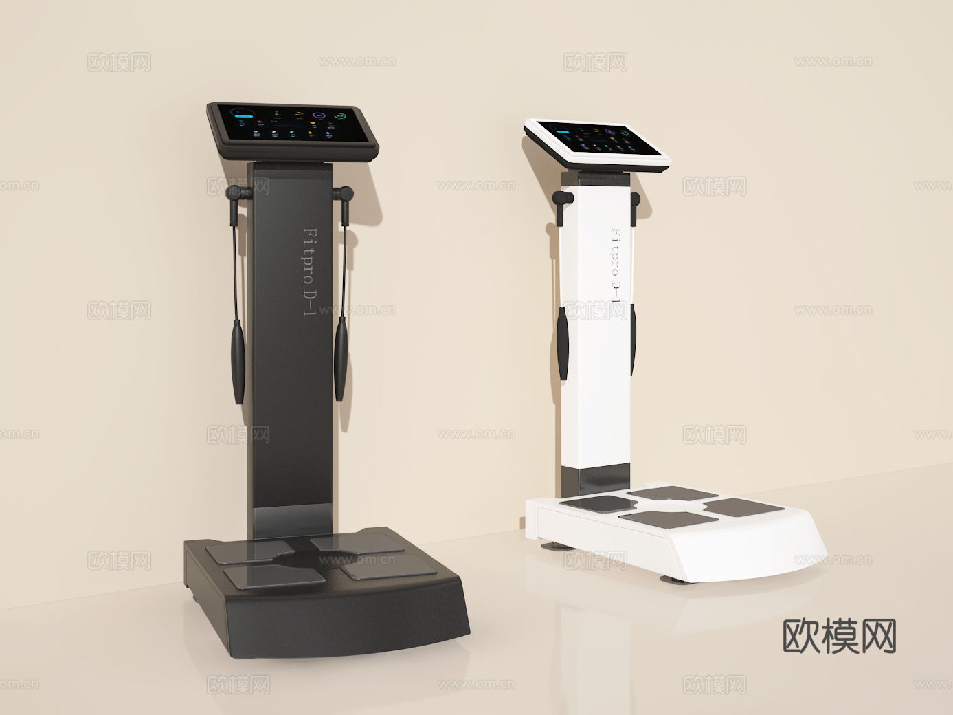 体测仪3d模型