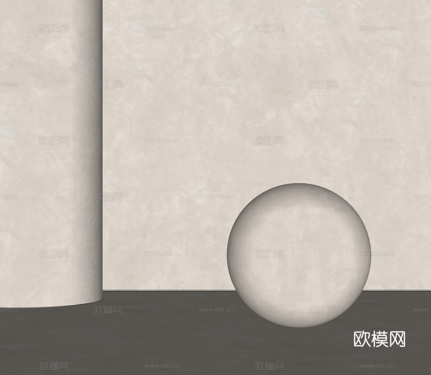 微水泥 艺术涂料 艺术漆su模型