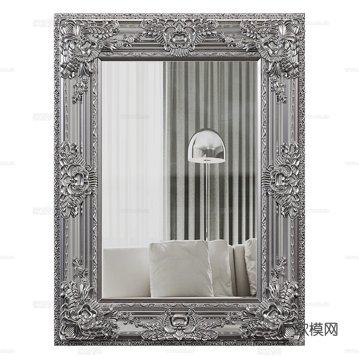 装饰镜3d模型下载