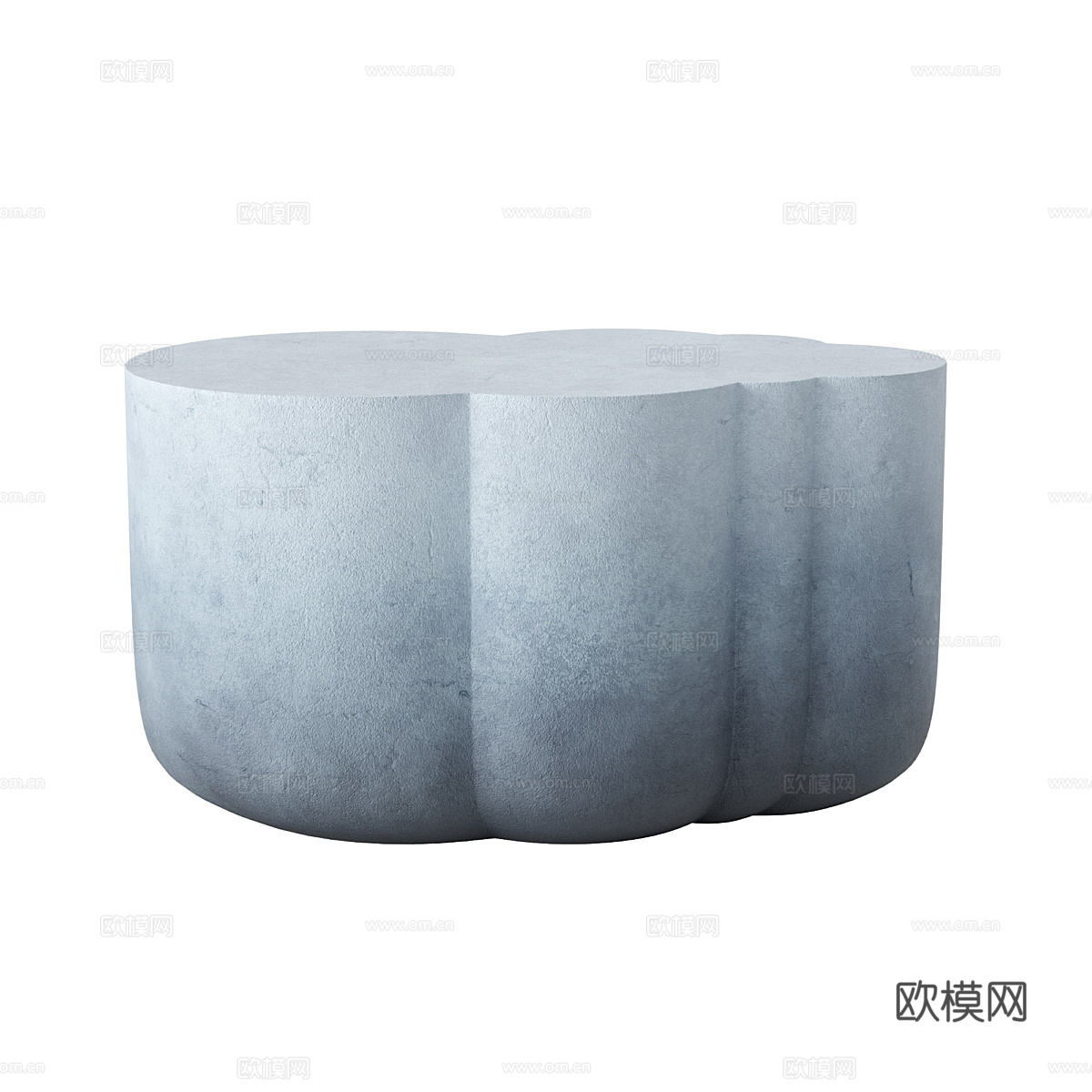 现代意式亚克力异形茶几3d模型