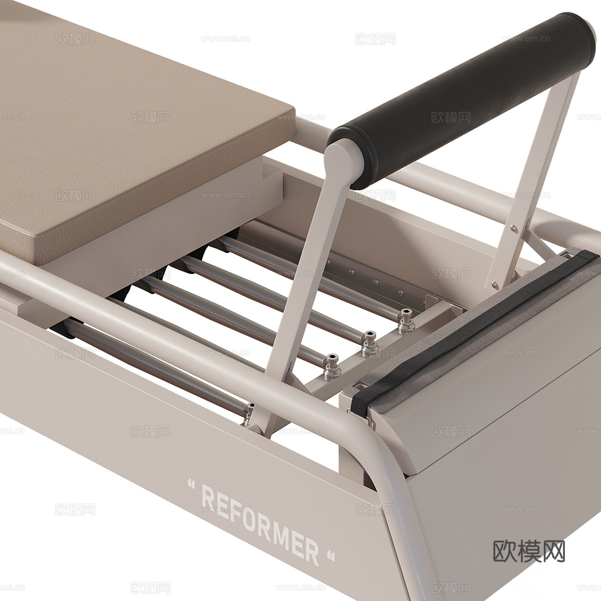 现代健身器材 塑身机3d模型