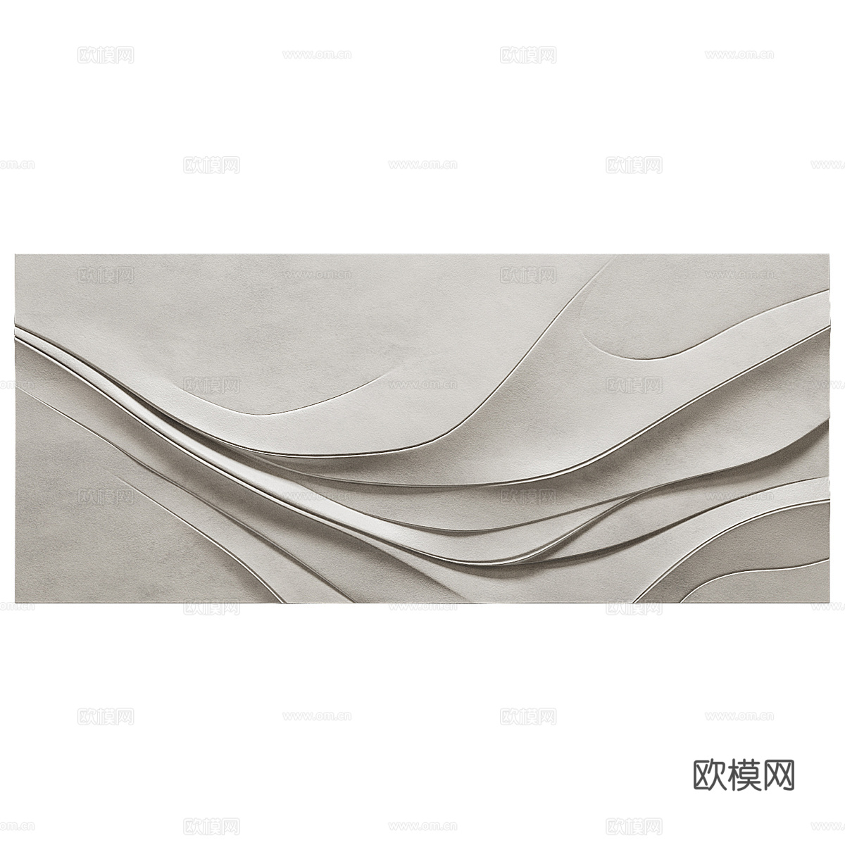 现代意式极简墙饰挂件3d模型