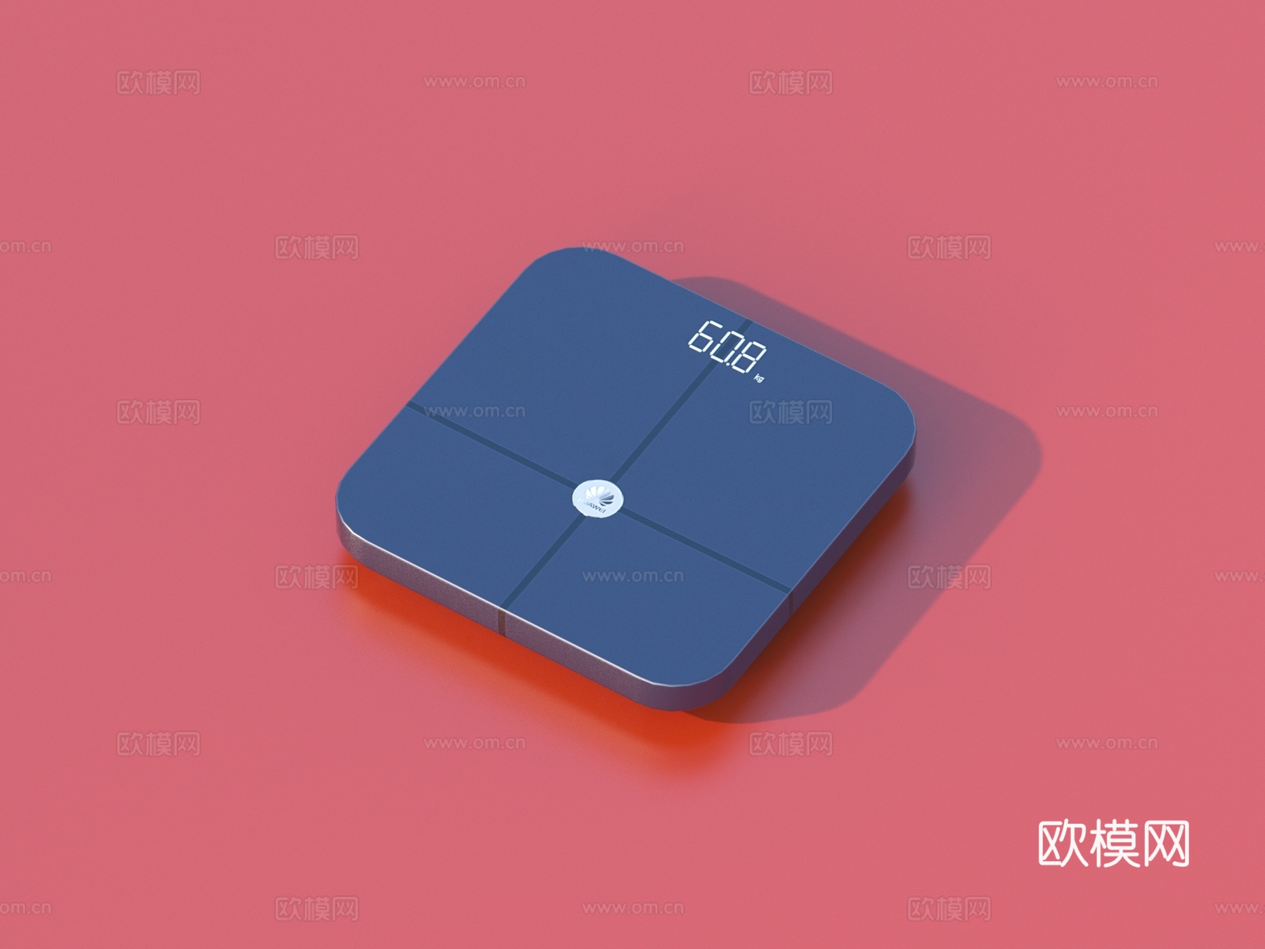 电子秤 体重秤 体脂秤 减肥秤3d模型