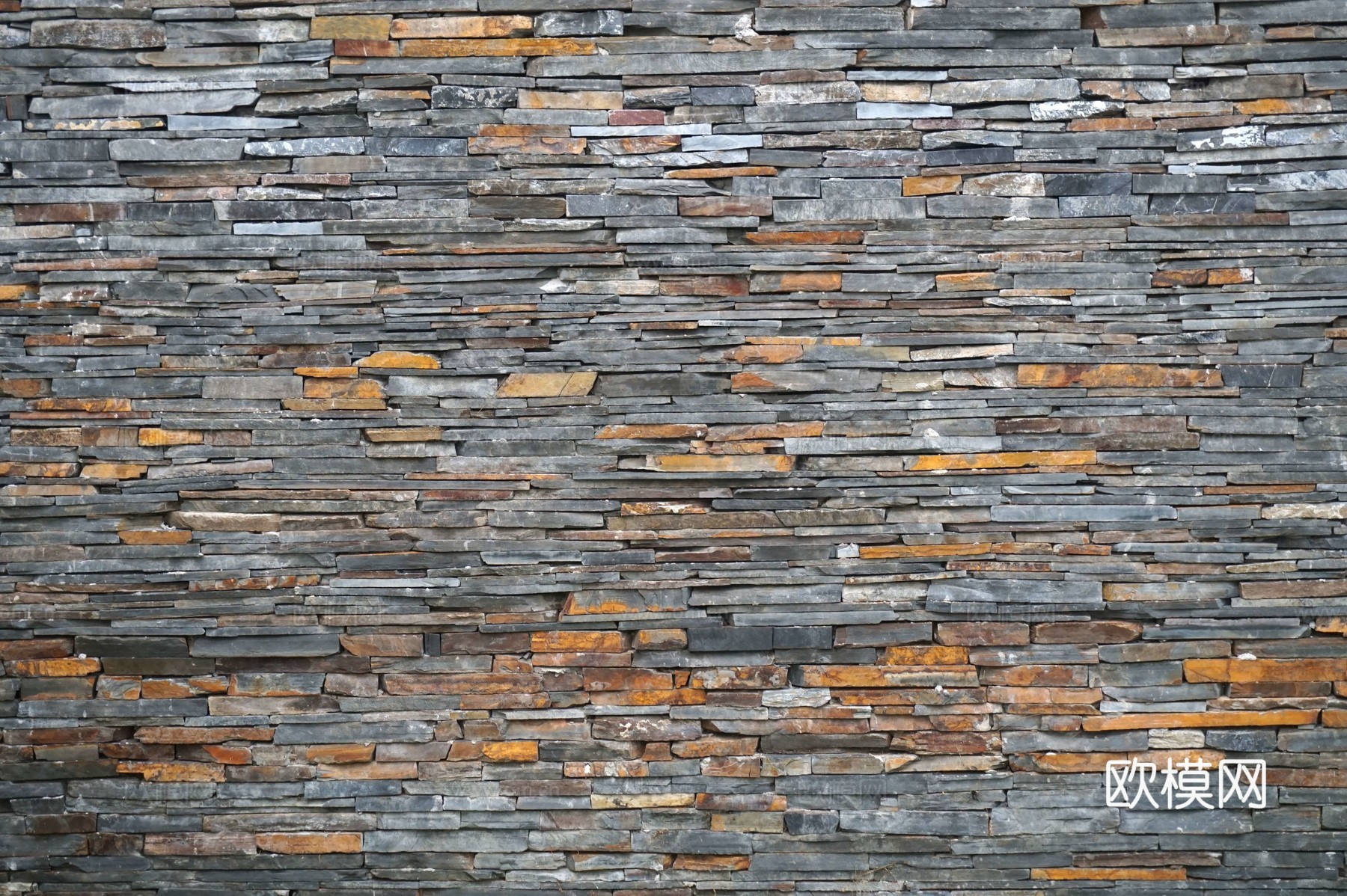 高级白色 灰色 青色石皮 工字 文化石墙面贴图下载