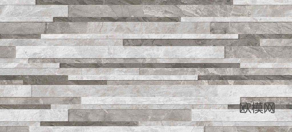 高级白色 灰色 青色石皮 工字 文化石墙面贴图下载