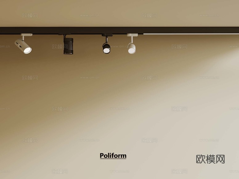 現(xiàn)代筒燈射燈3d模型下載