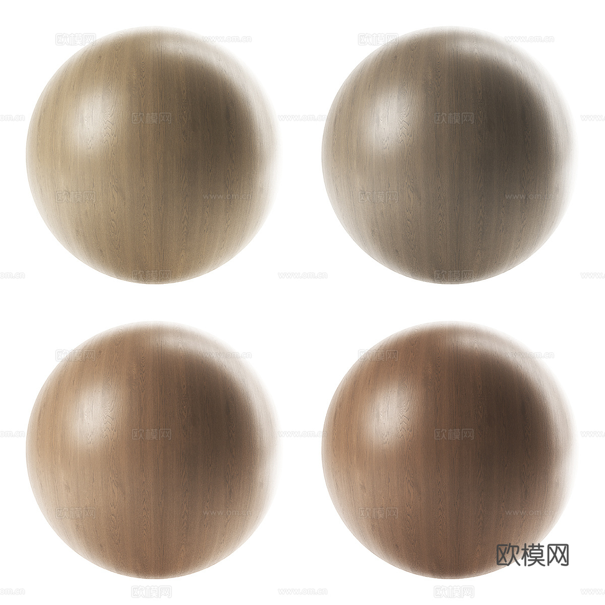 现代意式木纹 木饰面 饰面板3d模型
