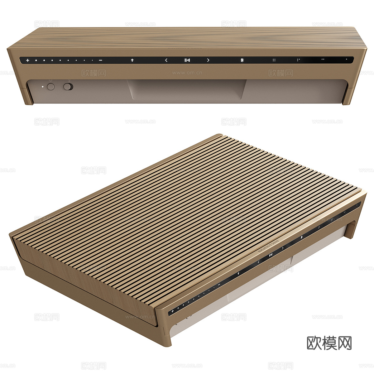 现代意式便携式扬声器3d模型