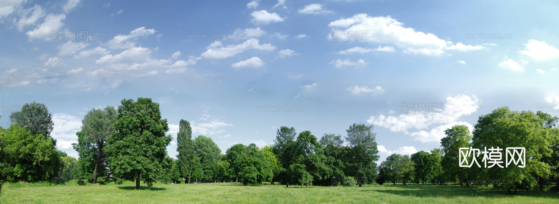 现代新中式小区外景 森林外景 天空外景