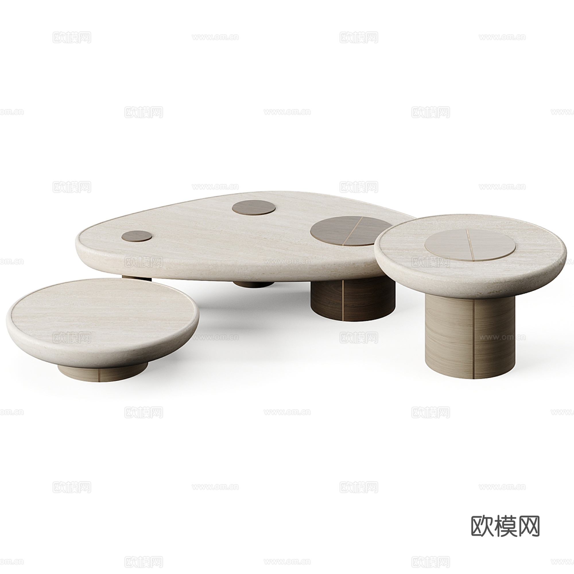 茶几组合集合su模型