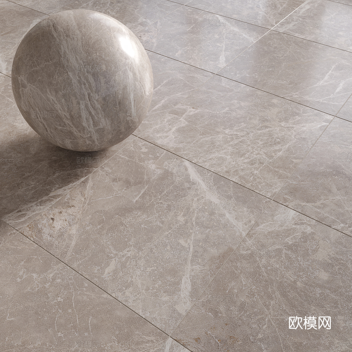 新中式瓷砖 大理石 岩板 花砖 柔光砖3d模型