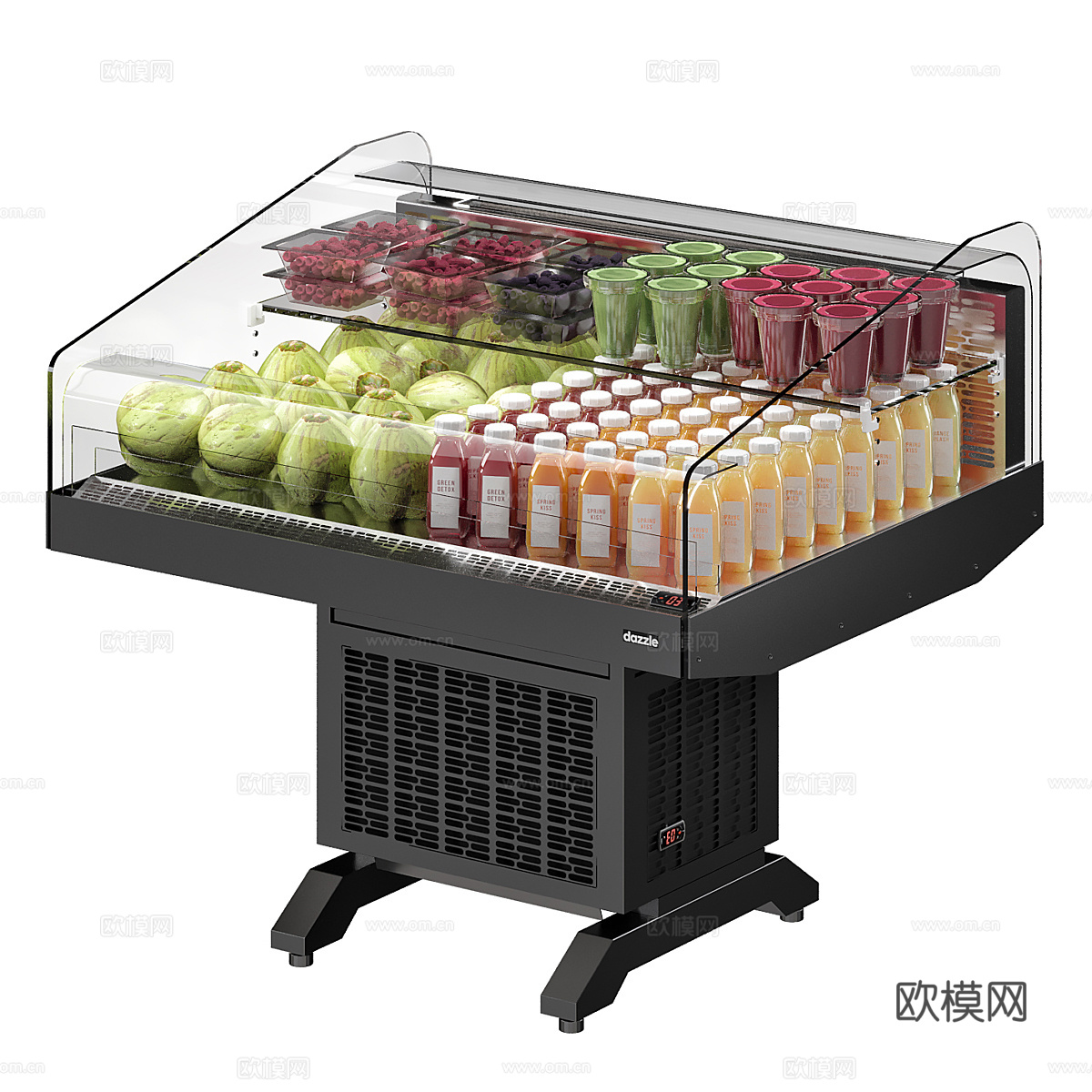 冷藏柜 冰柜3d模型