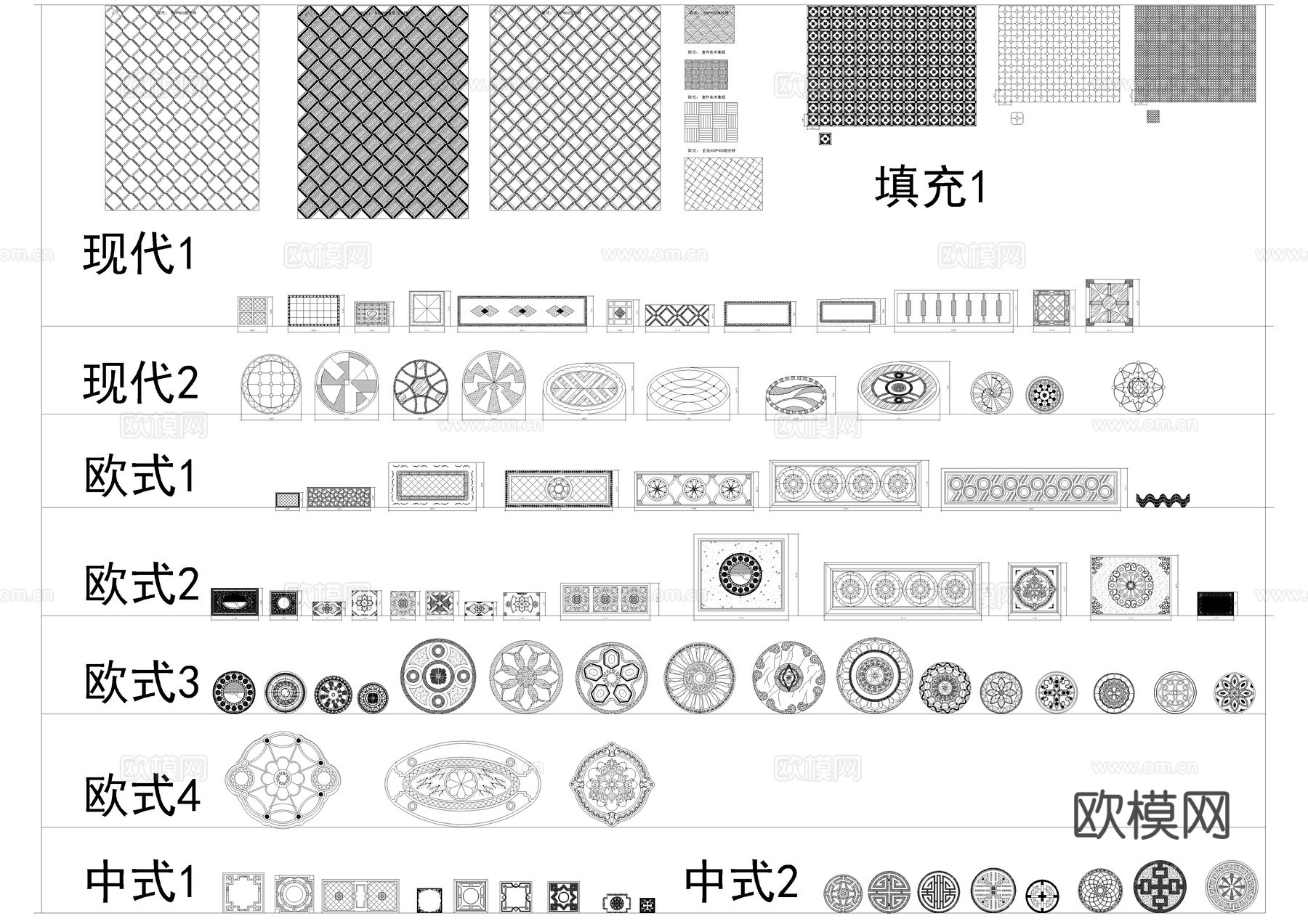 CAD综合图库cad施工图