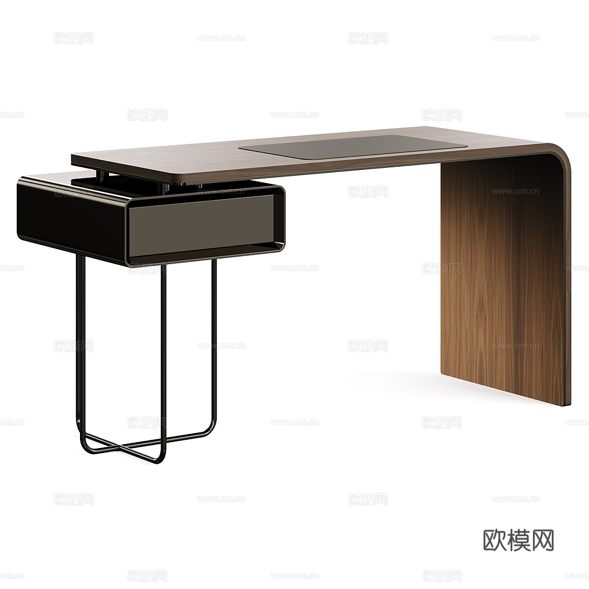 现代意式极简书桌 办公桌3d模型