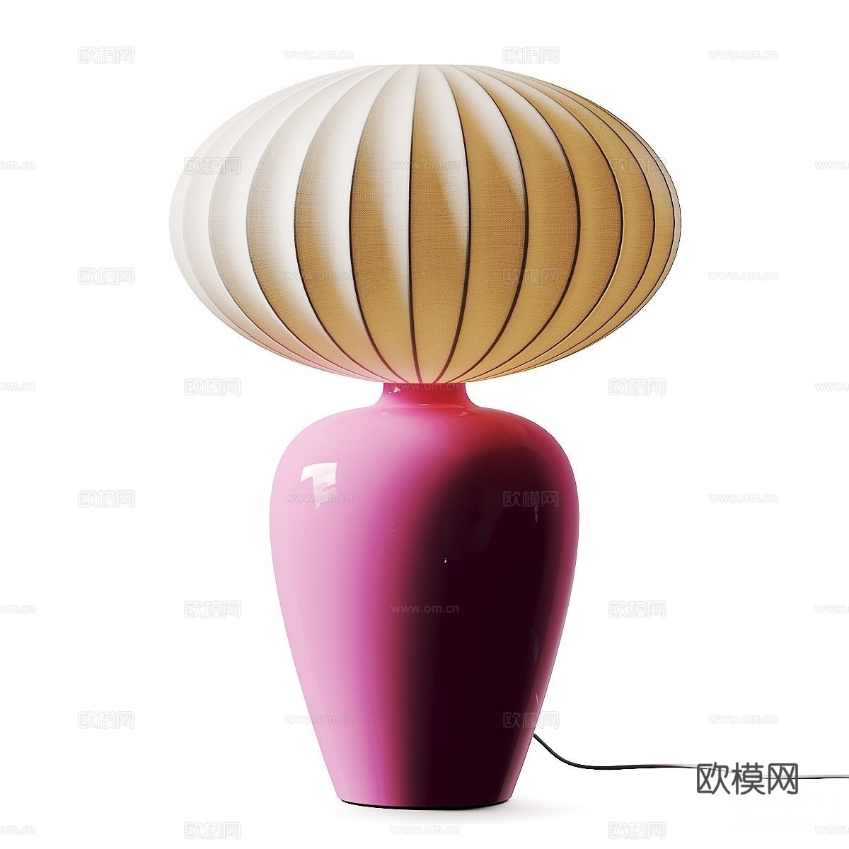 Bureau 现代台灯 玻璃台灯3d模型