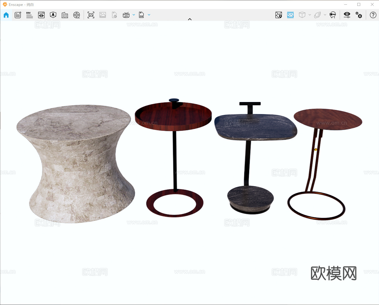 边几 角几 木边几 金属边几 石材边几 圆边几 方边几su模型