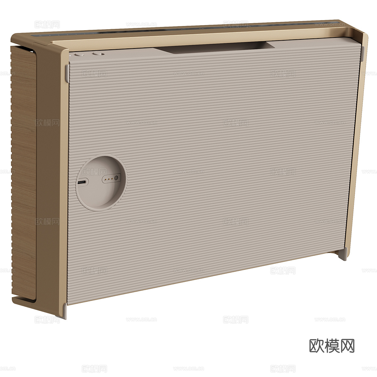 现代意式便携式扬声器3d模型