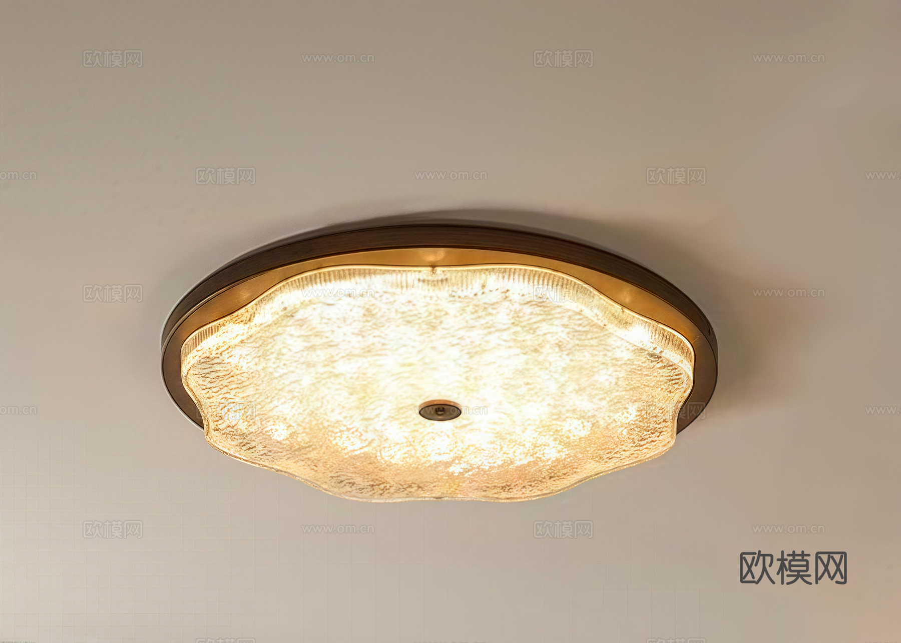 中古吸顶灯 装饰灯su模型