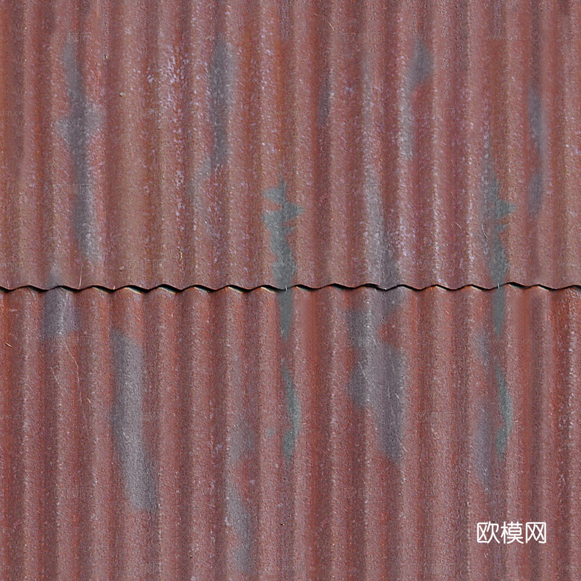 瓦砖，房顶瓦片 户外砖墙 仿古砖 无缝贴图