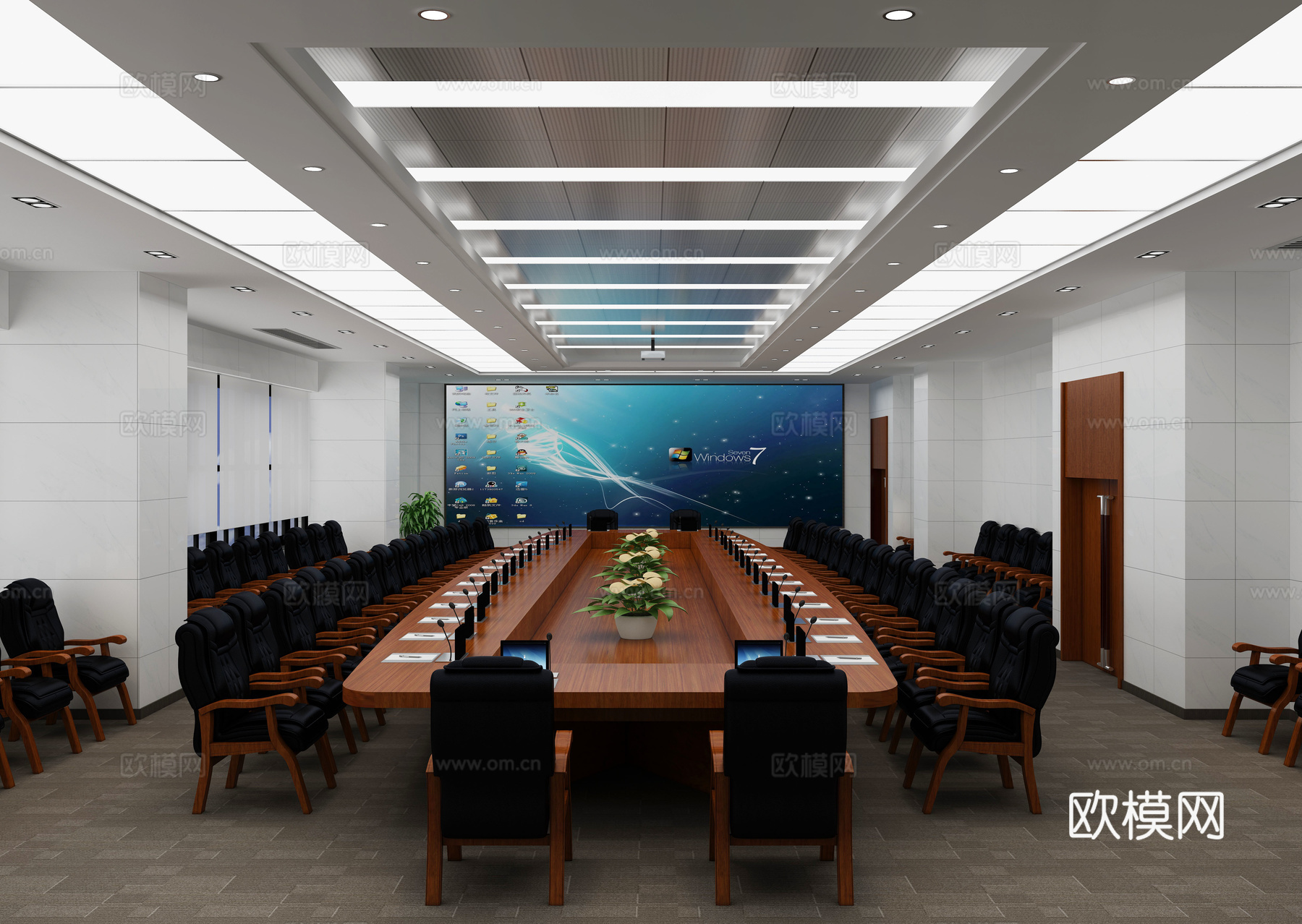 其它会议室政府会议室3d模型
