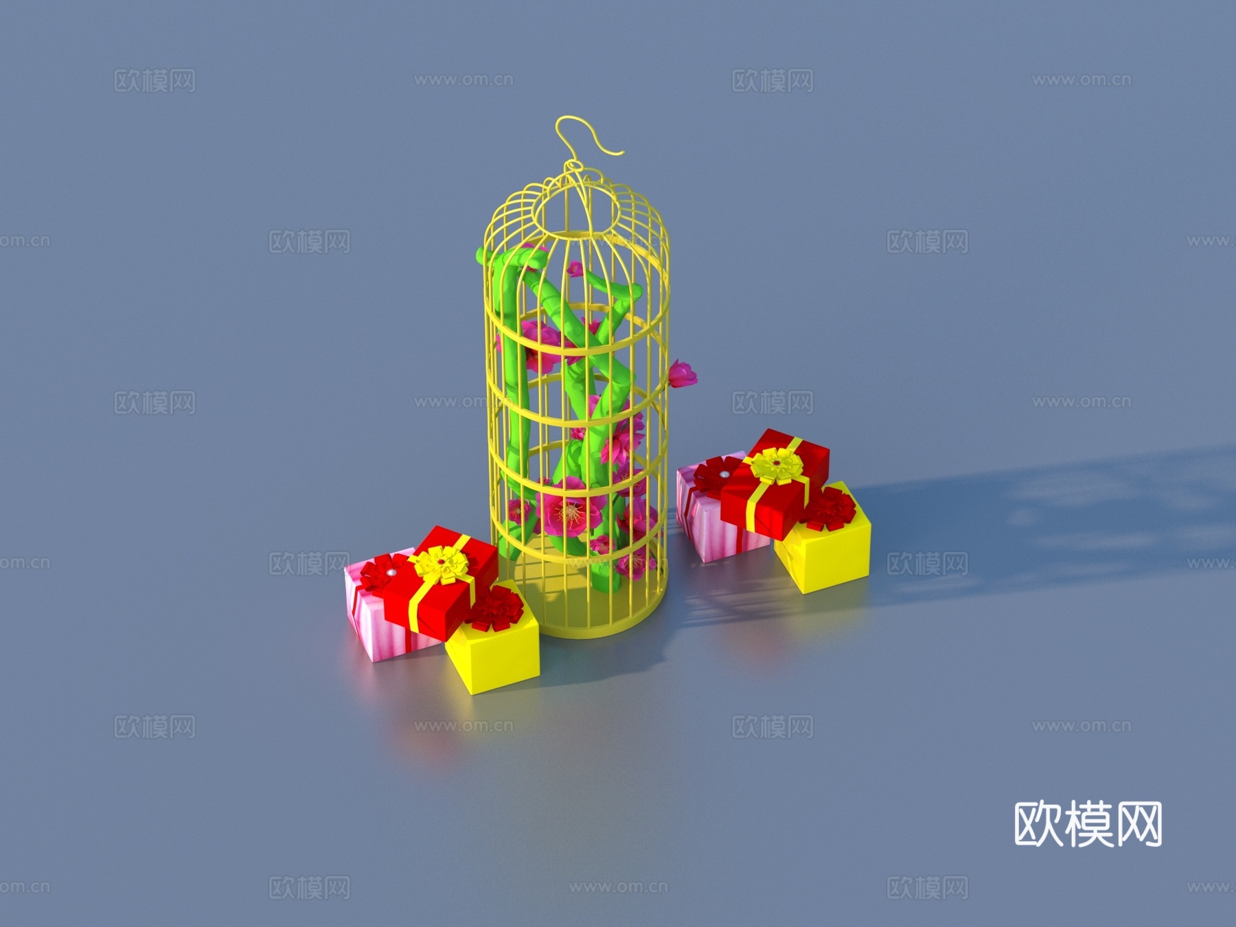 美陈 新年美陈3d模型