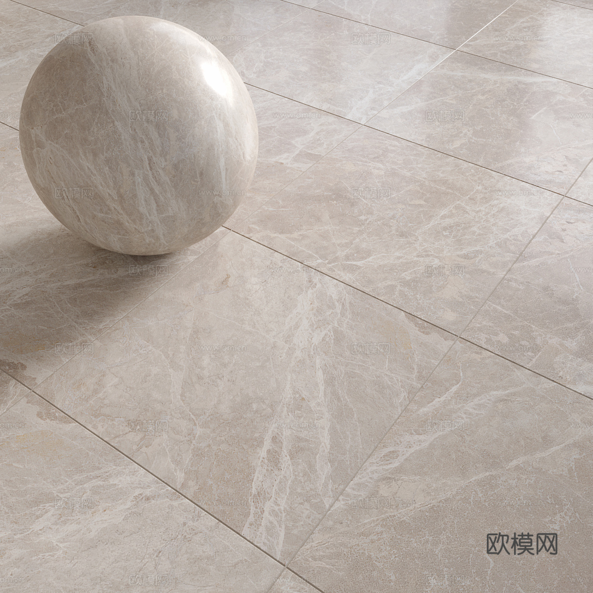 新中式瓷砖 大理石 岩板 花砖 柔光砖3d模型