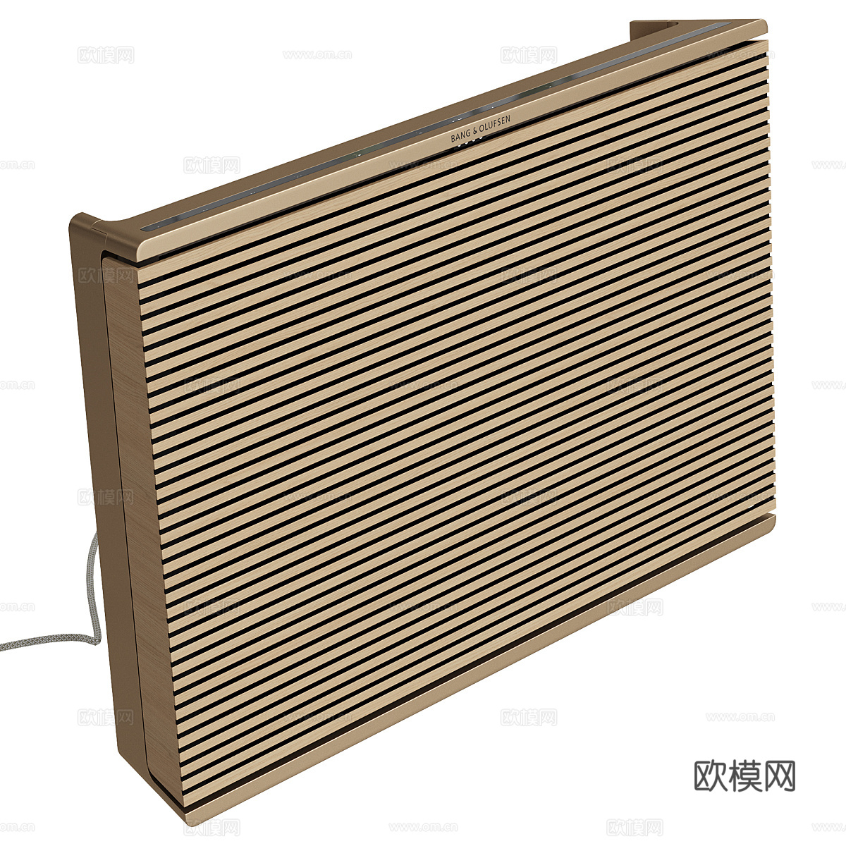 现代意式便携式扬声器3d模型
