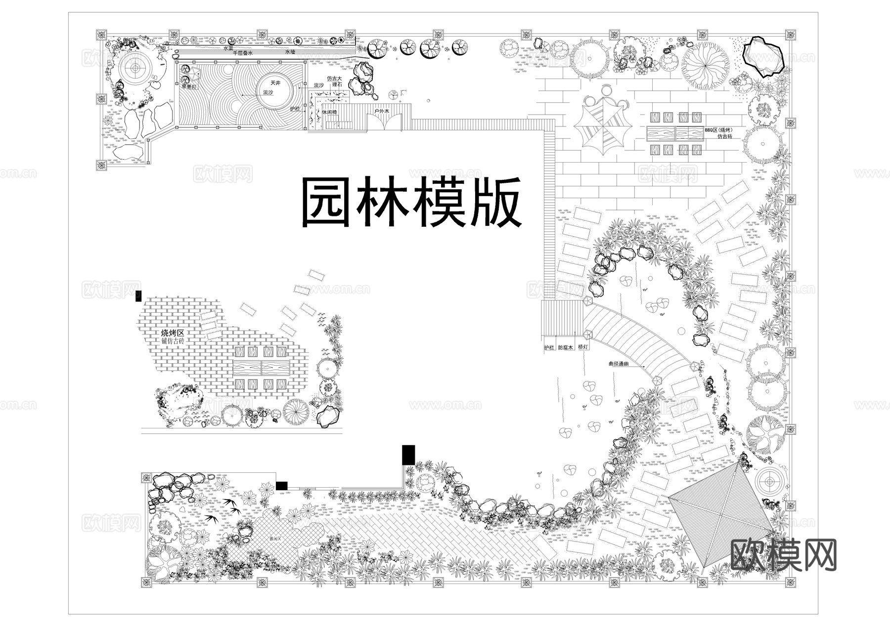 CAD综合图库cad施工图