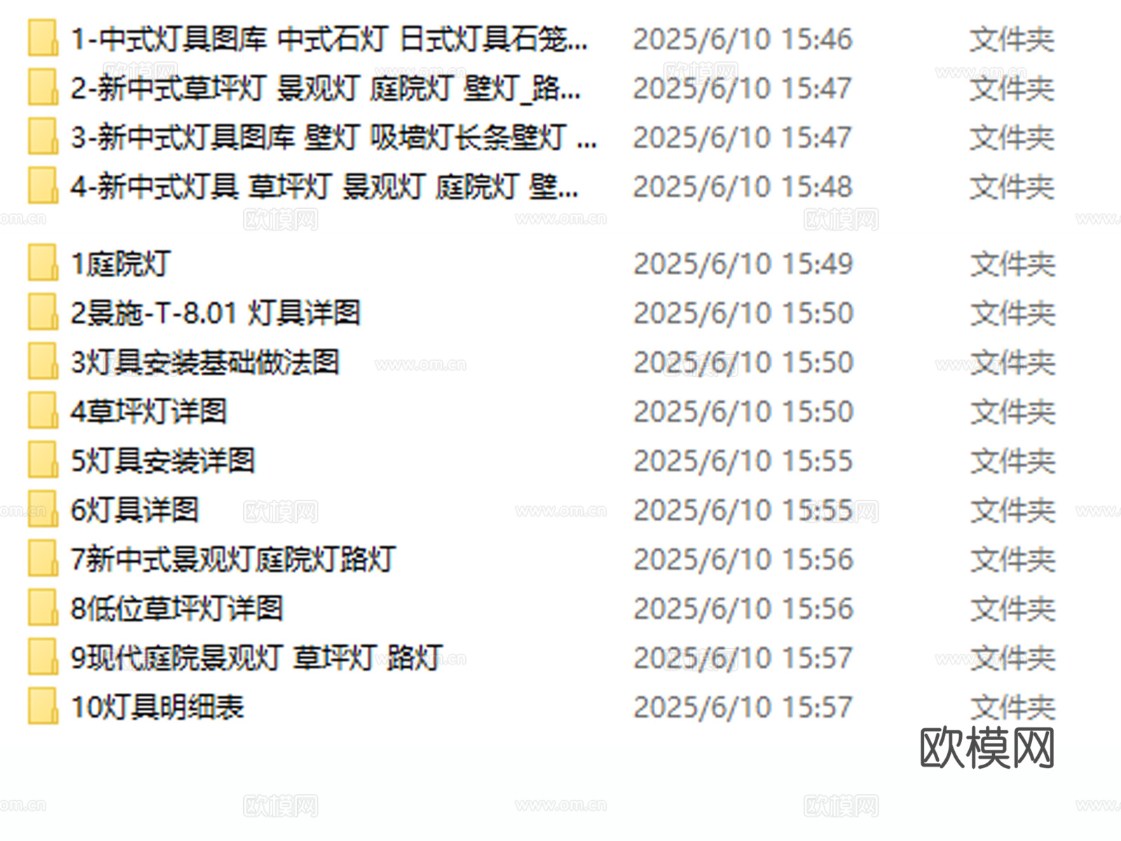 灯具图库 景观灯 庭院灯 草坪灯 路灯 户外灯cad施工图