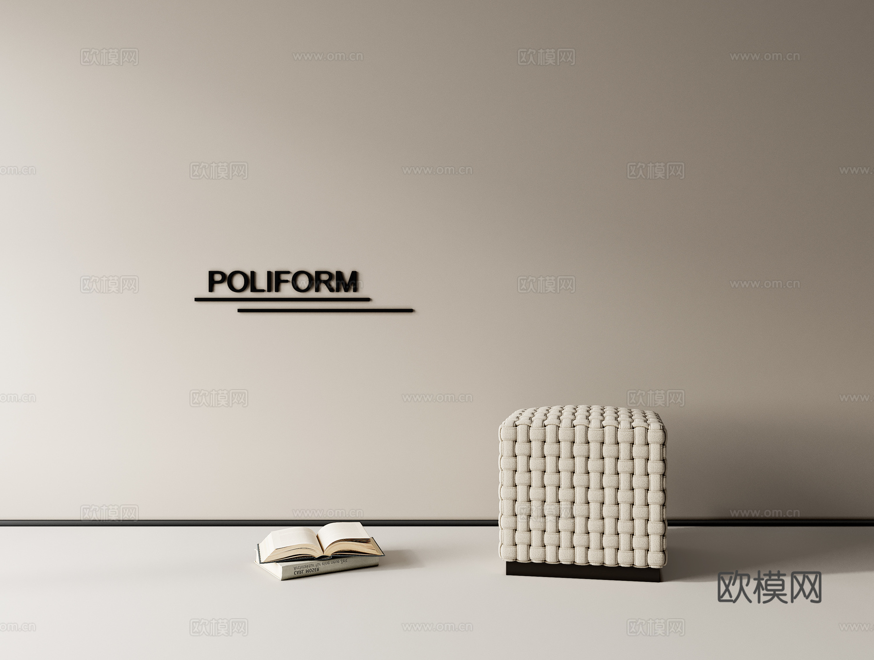 矮凳边凳3d模型