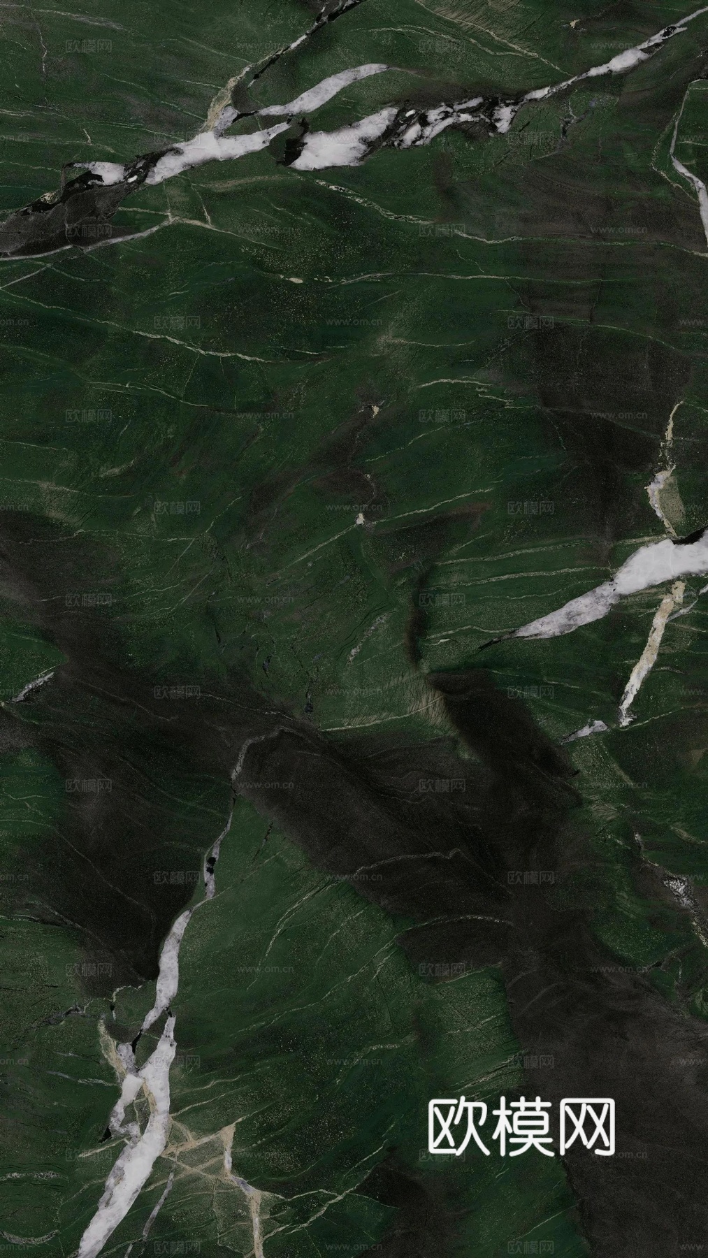 牛油果绿大理石岩板