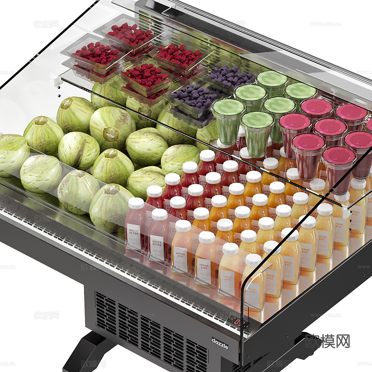 冷藏柜 冰柜3d模型