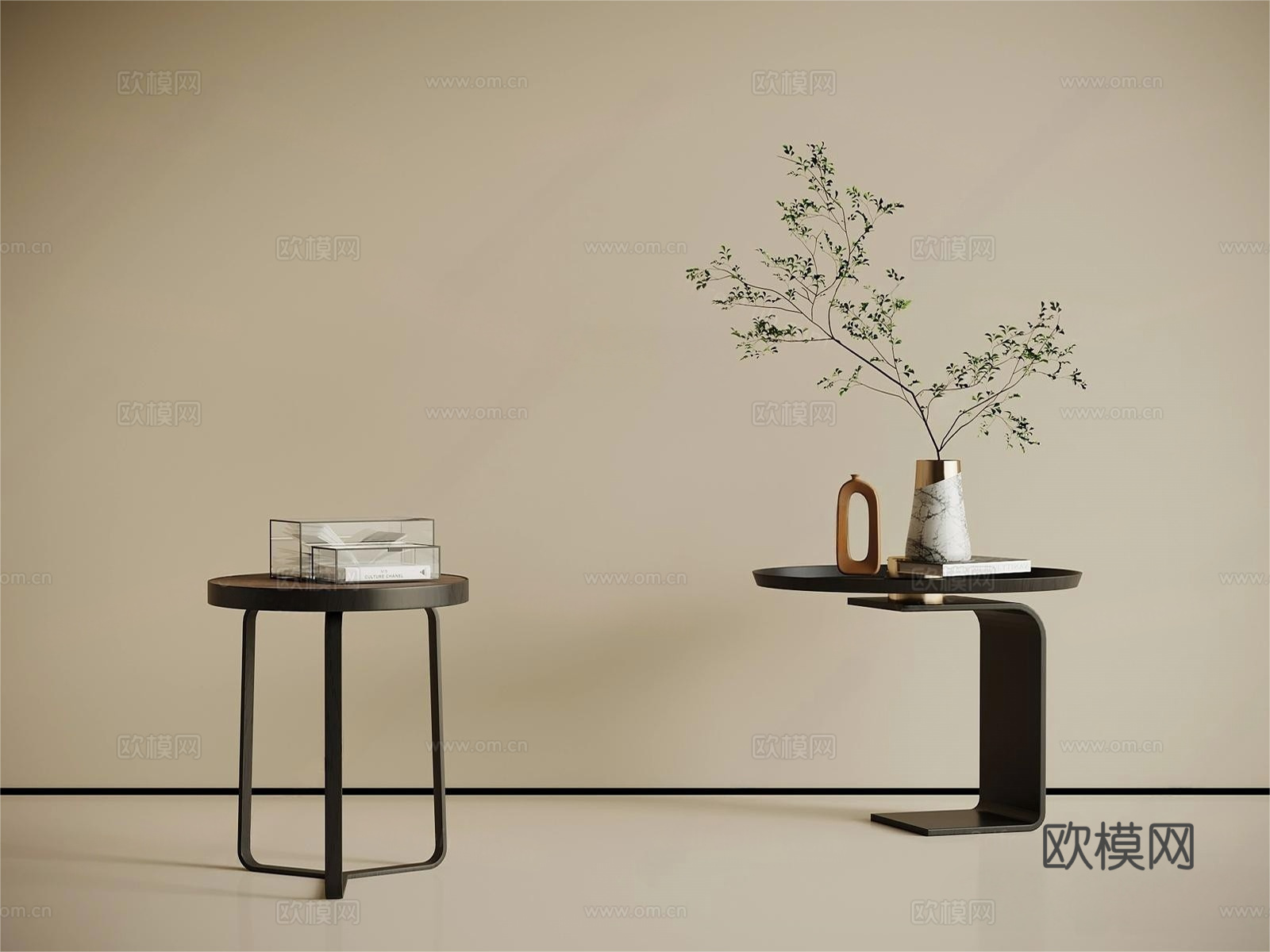 边几 装饰品3d模型