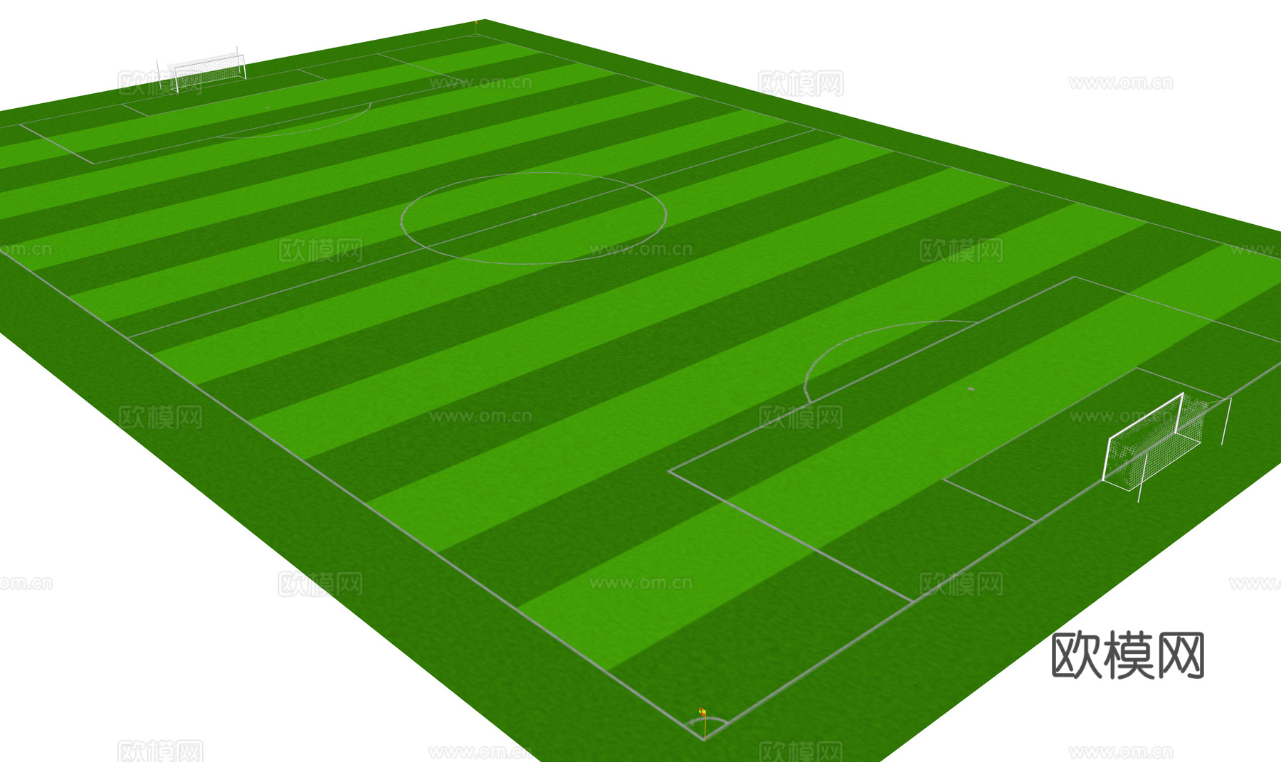 现代体育建筑 足球场 体育场3d模型