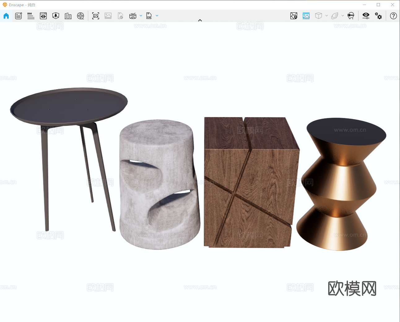 边几 角几 木边几 金属边几 石材边几 圆边几 方边几su模型