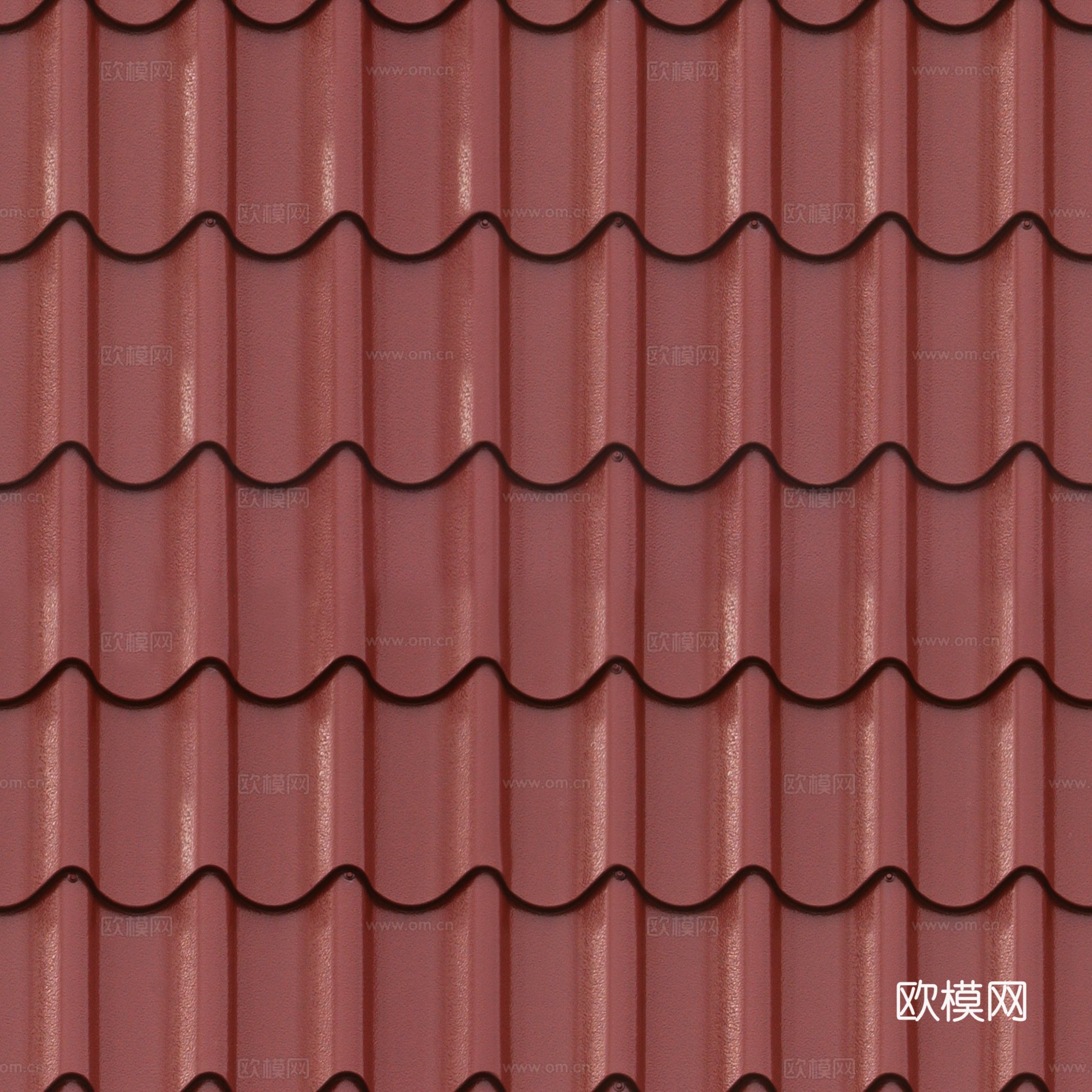 瓦砖，房顶瓦片 户外砖墙 仿古砖 无缝贴图