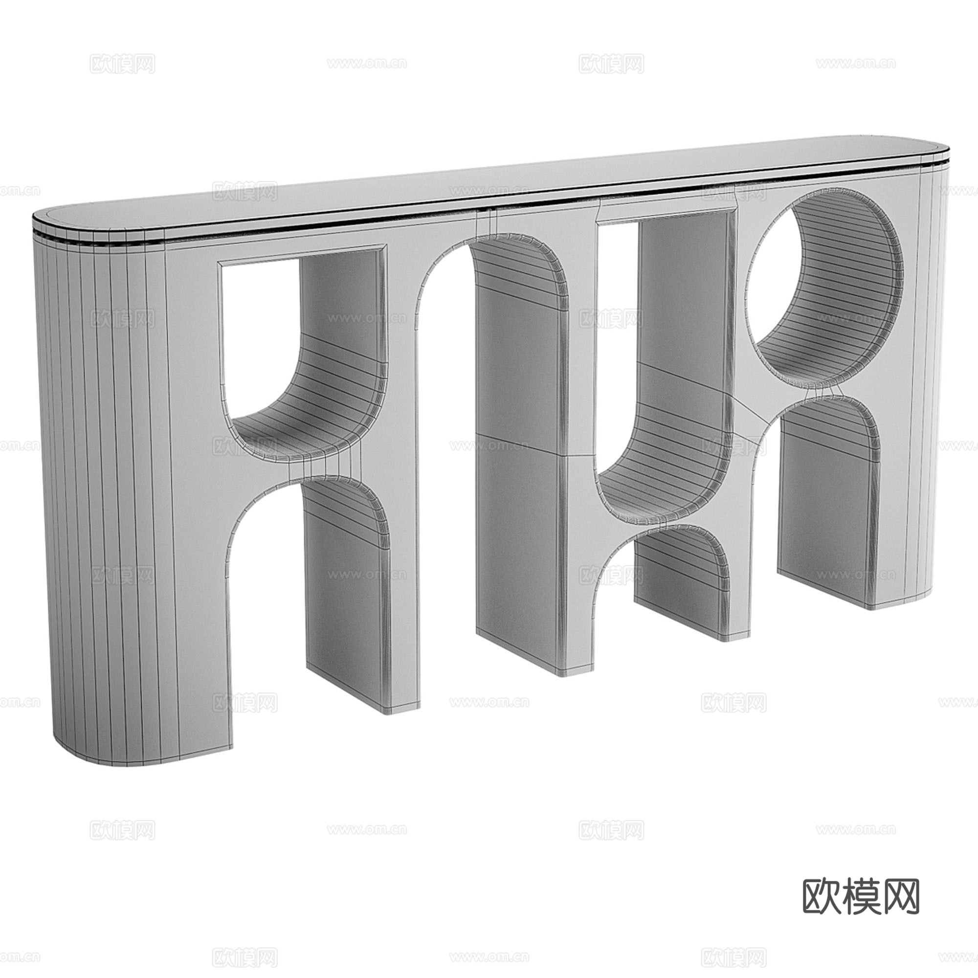玄关案几 矮柜 装饰柜3d模型