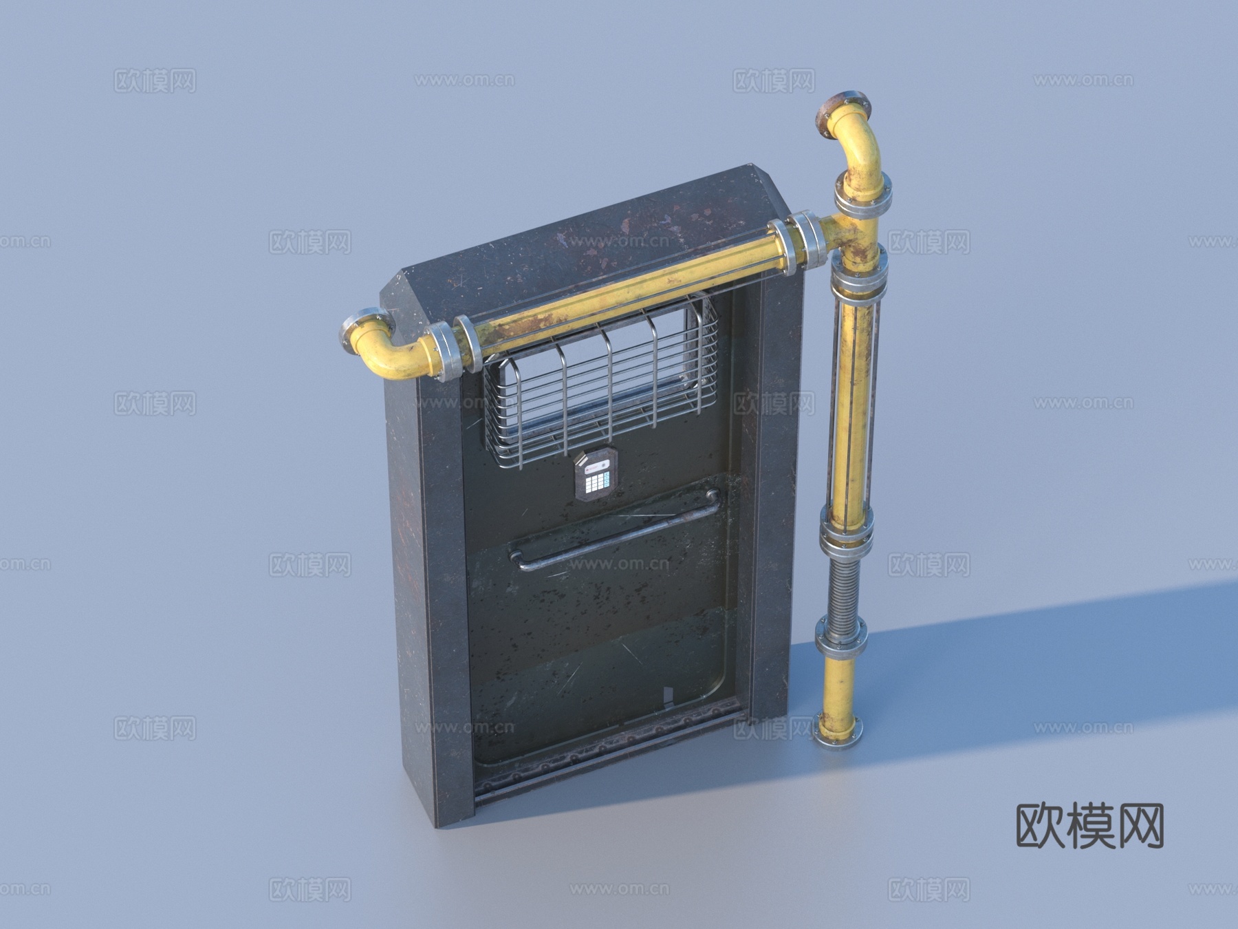 门 铁门 大门 房门3d模型
