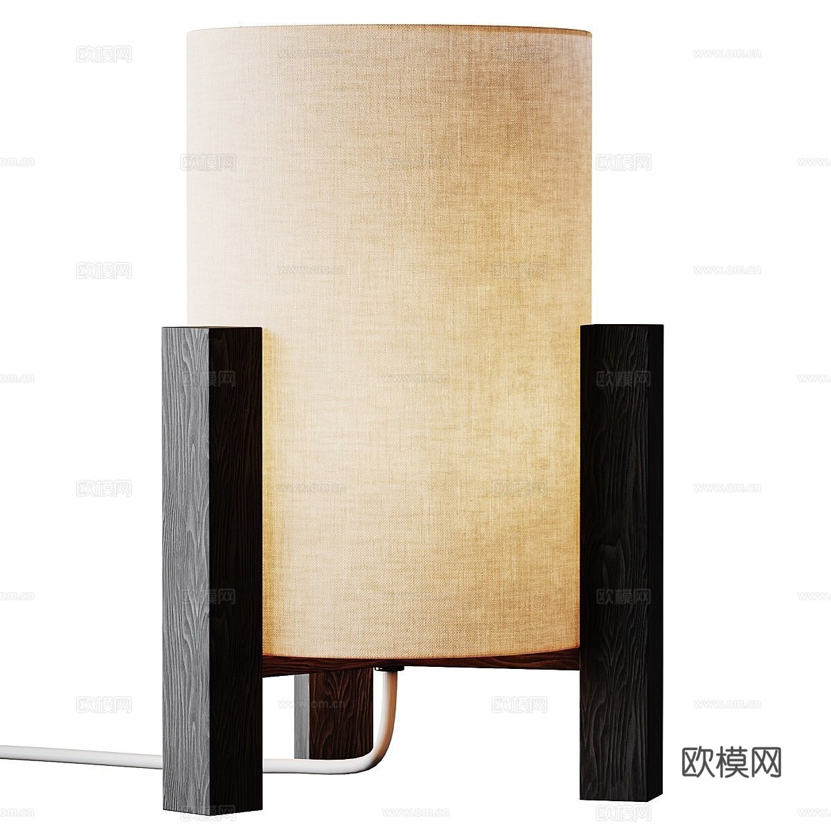 Matilda 新中式台灯su模型下载（渲染图1）
