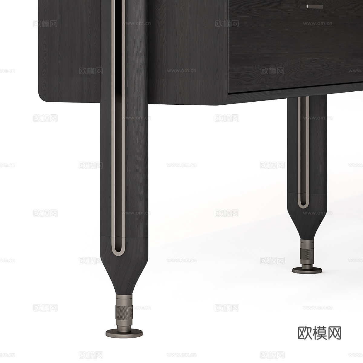 现代意式轻奢装饰架 书架 展示架3d模型