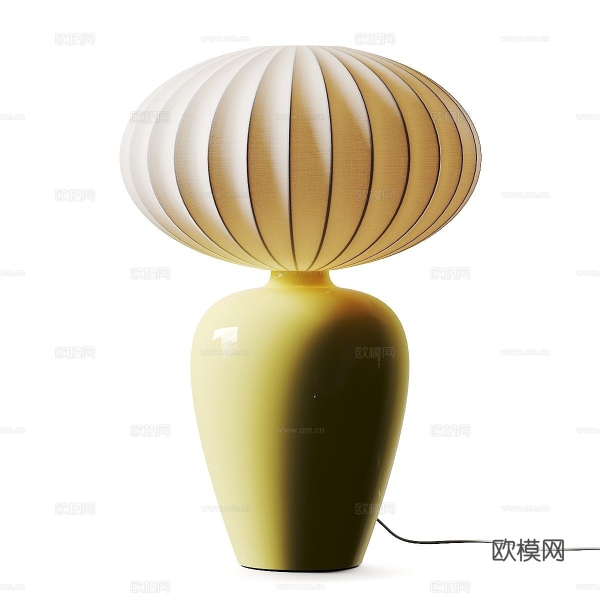 Bureau 现代台灯 玻璃台灯3d模型