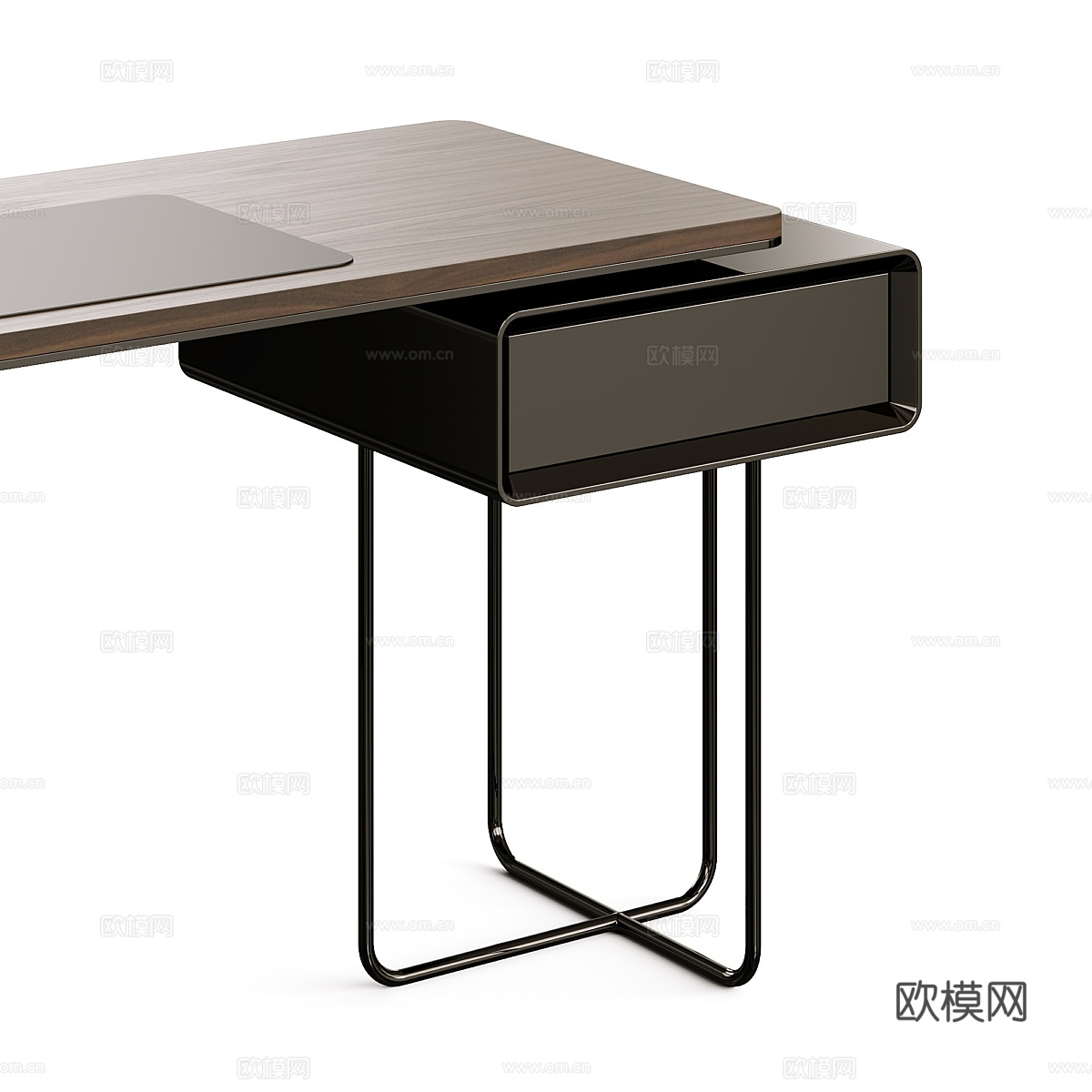 现代意式极简书桌 办公桌3d模型